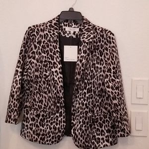 Leopard suit jacket